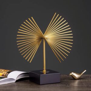 Alternative view of Handgefertigte abstrakte Metall-Skulptur – Nordic Home Decor